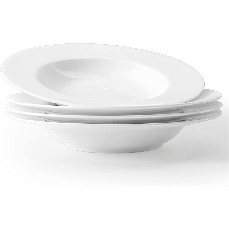 Latitude Run® Pasta Bowls 10 Oz, Salad Bowls Set Of 4, 8.5 Inches